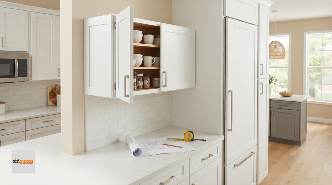 36 x 12 Shaker Wall Cabinets: Durable Kitchen Storage