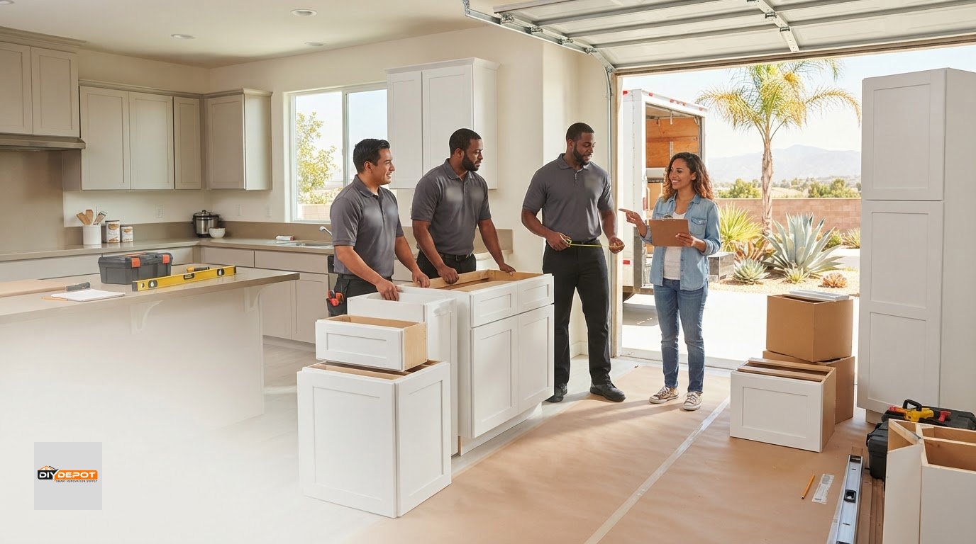 Kitchen Cabinet Delivery: CA, Las Vegas, and Phoenix